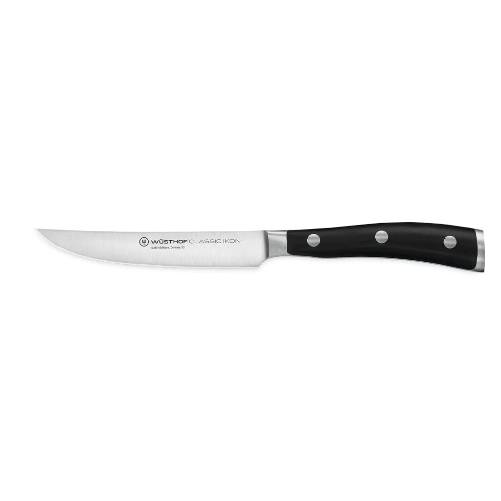Wusthof - Juego de cuchillos para carne Classic Ikon Juego de cuchillos de 4 piezas Wusthof