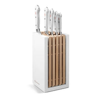 Wusthof - Juego de cuchillos Classic de 6 piezas con cuchillo para pan blanco con bloque Juego de cuchillos con bloque Wusthof