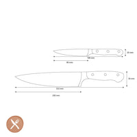 Wusthof - Juego de cuchillos: cuchillo de oficina clásico y cuchillo de chef.