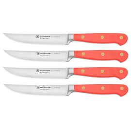 Wusthof - Ensemble de couteaux à steak classiques 4 pièces, corail pêche Bezig met laden...
