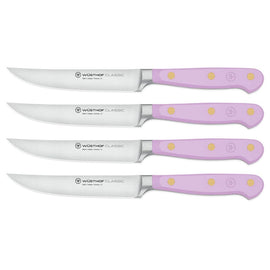 Wusthof - Ensemble de 4 couteaux à steak classiques Purple Yam Bezig met laden...