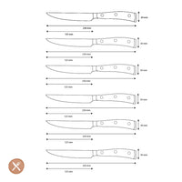 Wusthof - Juego clásico de cuchillos para carne, 6 piezas