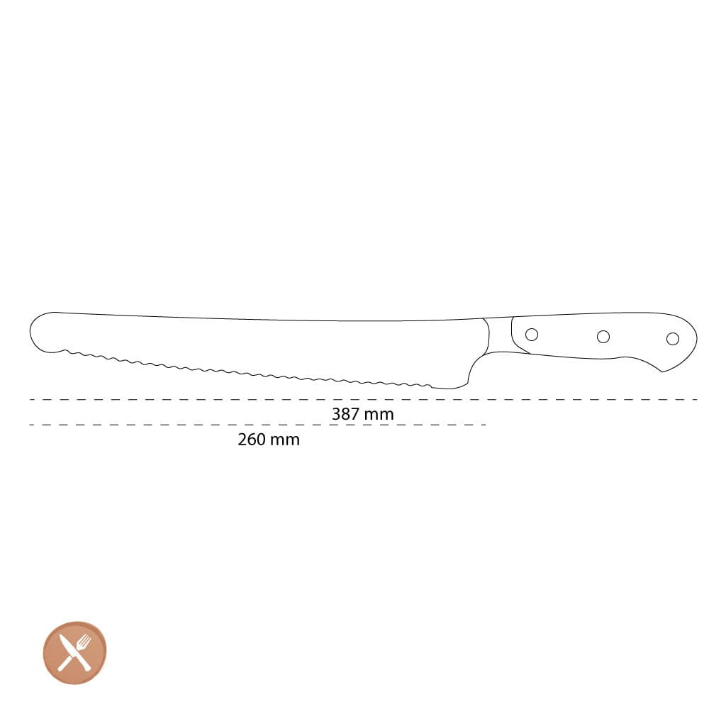 Wusthof - Cuchillo para carne Classic Super Slicer con filo fino ondulado de 26 cm Wusthof