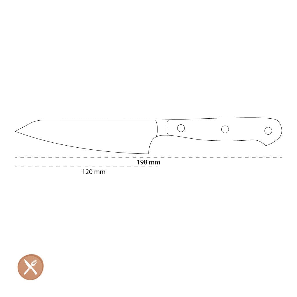 Wusthof - Cuchillo universal clásico 12 cm Cuchillo para verduras Wusthof
