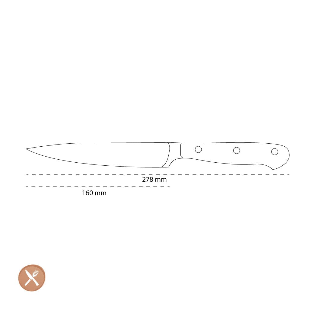 Wusthof - Cuchillo de trinchar clásico de 16 cm Cuchillo de trinchar Wusthof