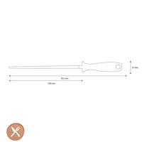 Wüsthof - Acero de afilar blanco clásico de 23 cm