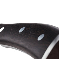 Wusthof - Cuchillo para tomates Ikon dentado de 14 cm - Mango de madera Cuchillo para tomates Wusthof