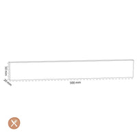 Wusthof - Tira magnética Nogal 50 cm Cuchillos de tira magnética Wusthof