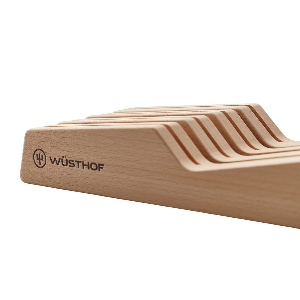 Bloque de cuchillos Wusthof - Cajón para bloque de cuchillos 43 x 11 x 5 cm - Bloque de cuchillos de madera de haya Wusthof