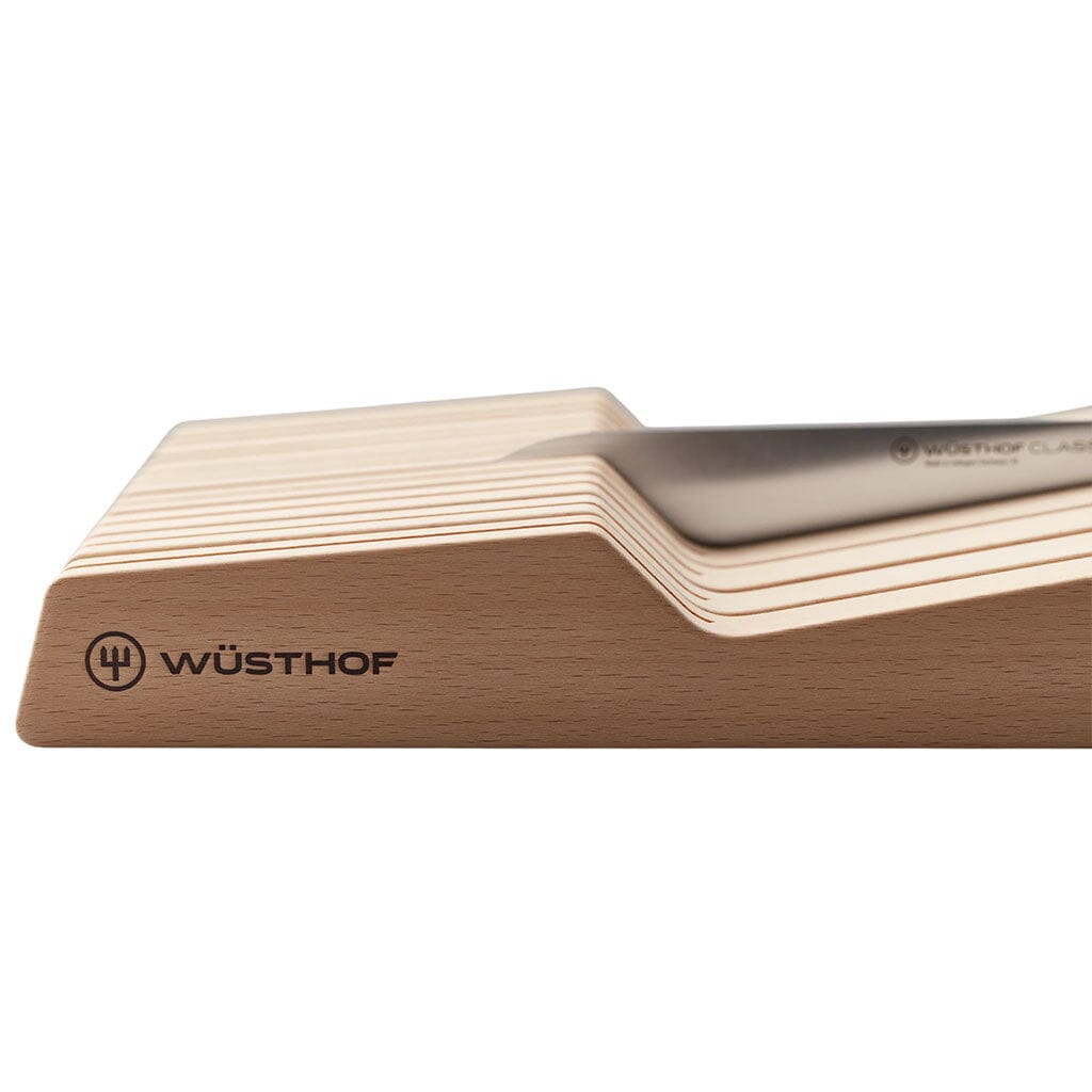 Bloque de cuchillos Wusthof - Cajón para bloque de cuchillos 43 x 11 x 5 cm - Bloque de cuchillos de madera de haya Wusthof