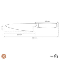 Yaxell - Cuchillo de cocinero Ran 25 cm Cuchillo de cocinero Yaxell