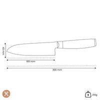 Yaxell - Cuchillo Santoku Ran 16,5 cm Cuchillo Santoku Yaxell