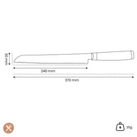Yaxell - Cuchillo de pan Super Gou 23 cm Cuchillo de pan Yaxell