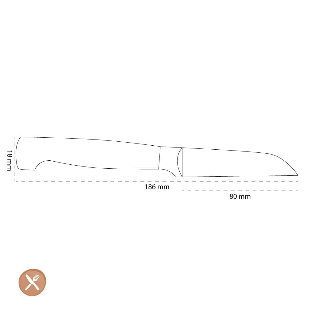 Zwilling - Cuchillo para verduras 4 estrellas 80 mm Zwilling