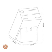 Zwilling - Bloque para cuchillos 4 estrellas - Bloque para cuchillos de bambú Zwilling