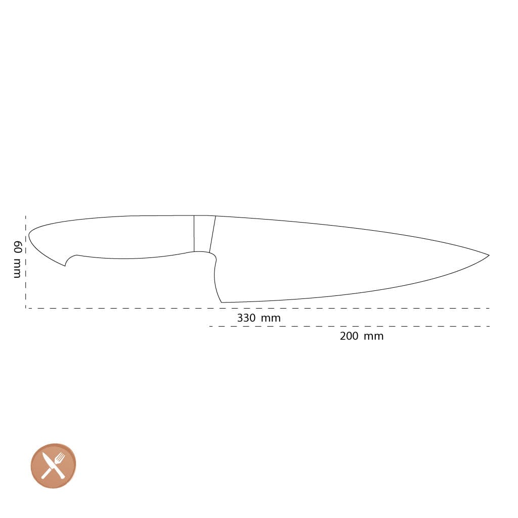 Zwilling - Bob Kramer Inoxidable - Cuchillo cocinero 200 mm Zwilling