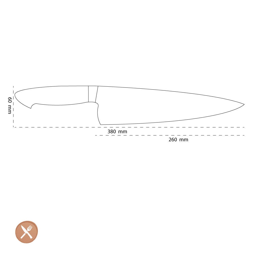 Zwilling - Bob Kramer Inoxidable - Cuchillo cocinero 260 mm Zwilling