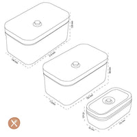 Zwilling - Fresh & Save Juego de cajas de almacenamiento S/M/L plástico Zwilling