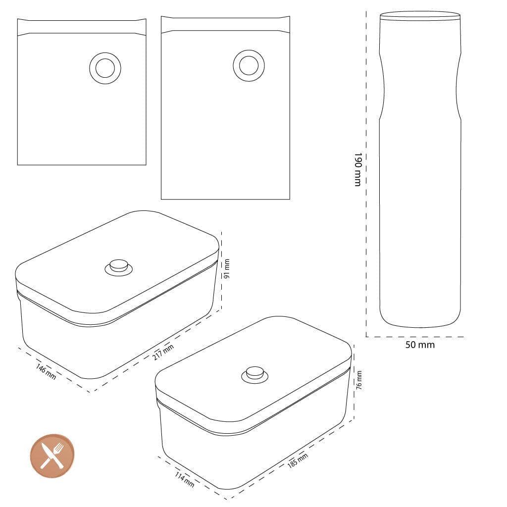 Zwilling - Set de inicio Fresh & Save de 7 piezas Zwilling