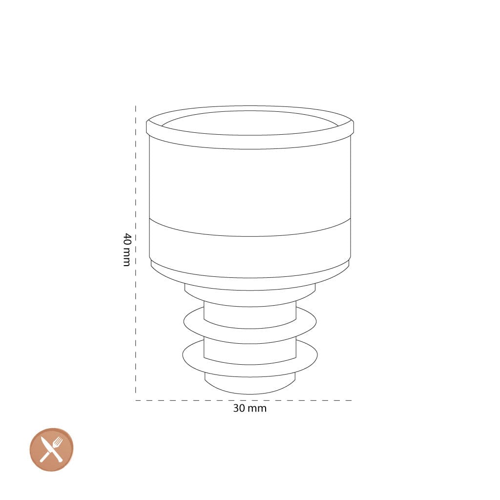 Zwilling - Juego de 3 tapones para vino Fresh & Save Zwilling