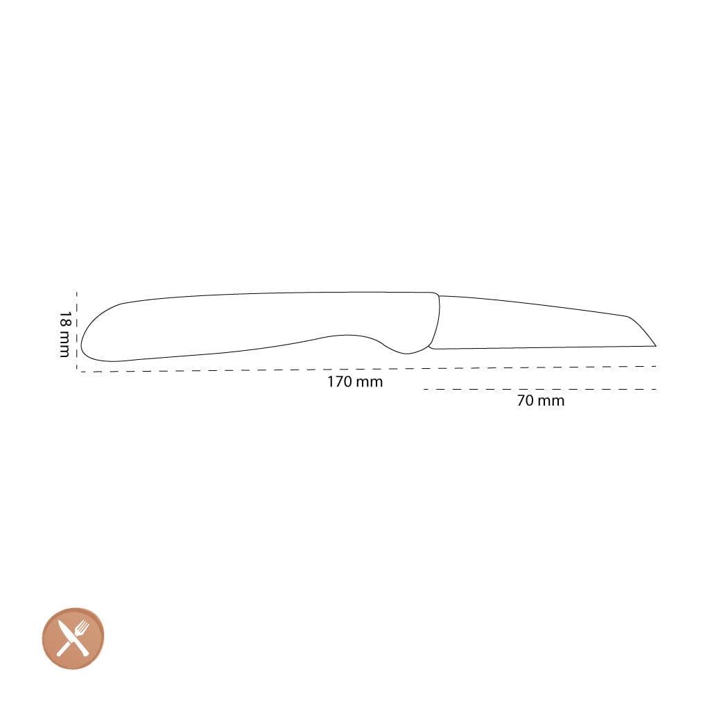 Zwilling - Cuchillo para verduras 70 mm Rojo Zwilling