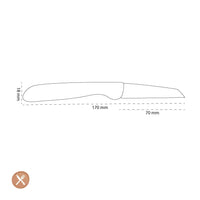 Zwilling - Cuchillo para verduras 70 mm Rojo Zwilling