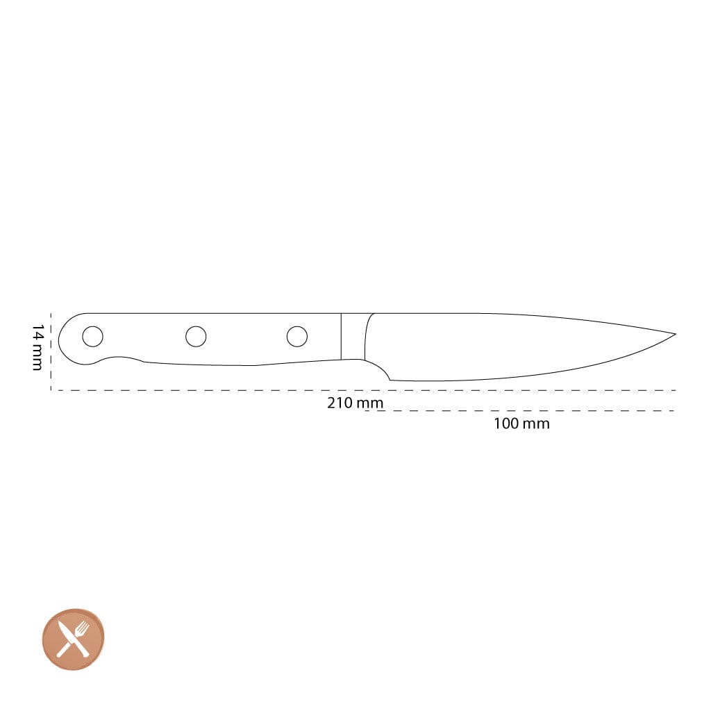 Zwilling - Prof S Cuchillo para pelar y decorar 100 mm Cuchillo para pelar Zwilling