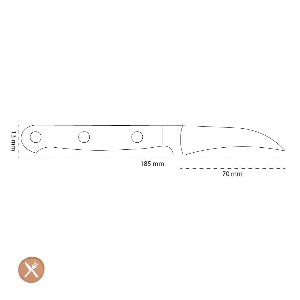 Zwilling - Prof S Cuchillo para pelar 70 mm Cuchillo para pelar Zwilling