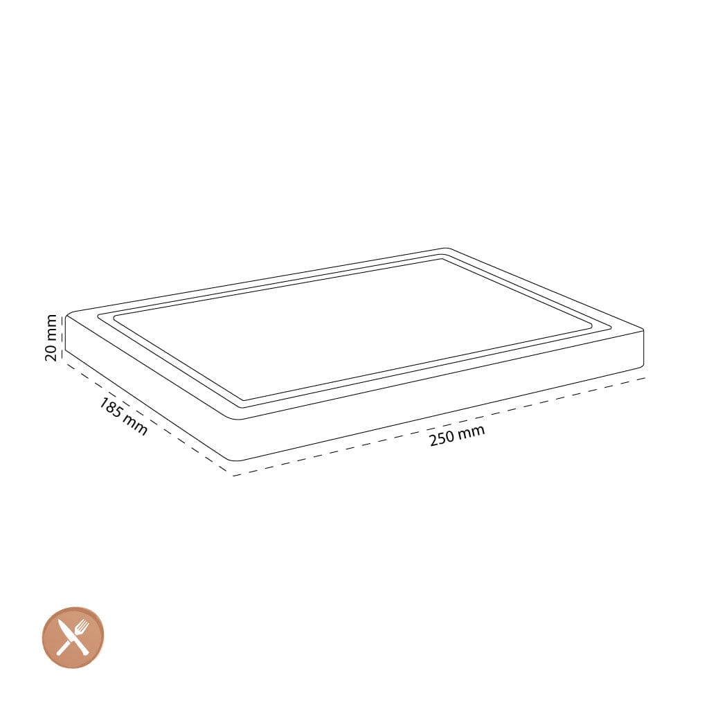 Zwilling - Tabla de cortar de bambú pequeña Tabla de cortar de bambú Zwilling