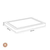 Zwilling - Tabla de cortar de bambú pequeña Tabla de cortar de bambú Zwilling