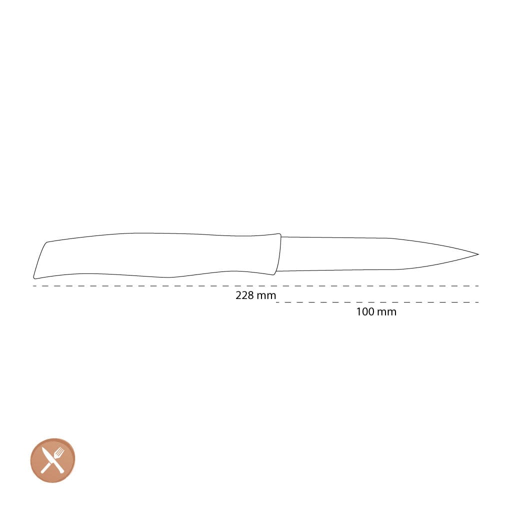 Zwilling - Cuchillo para pelar y decorar con doble empuñadura, 100 mm, verde, Zwilling