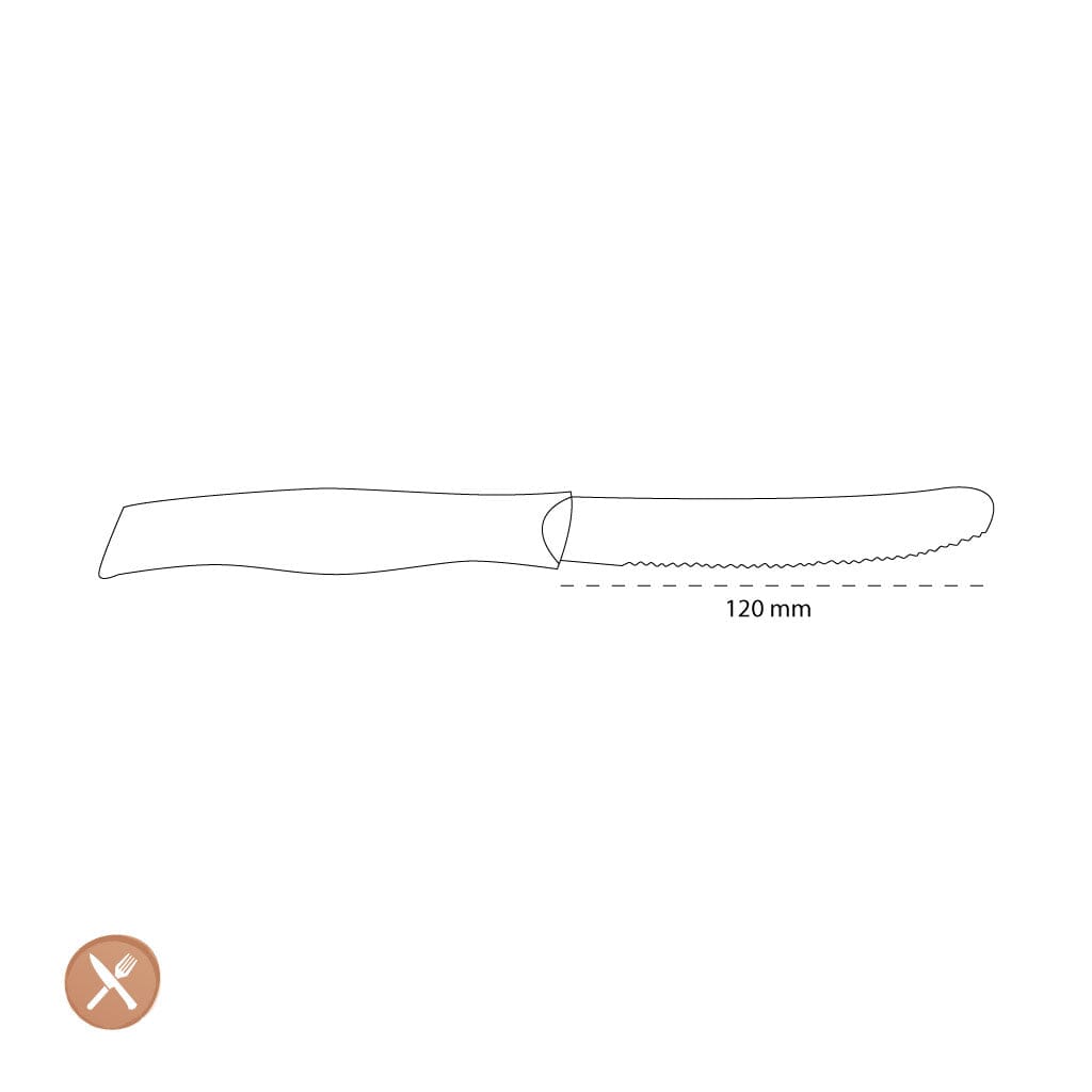 Zwilling - Cuchillo universal Twin Grip 120 mm - Rojo Zwilling