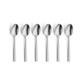 Amefa - Ventura 6 Cucharas de Café - Plata Mate Amefa - Ventura 6 Cucharas de Café - Plata Mate