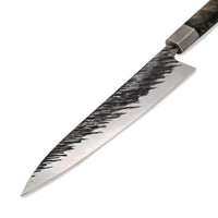 Ame - Cuchillo de chef japonés con patrón de lluvia, 21 cm, cuchillos de cocina Satake
