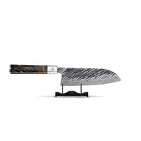 Ame - Patrón de lluvia Santoku japonés 18 cm Cuchillo Santoku Satake