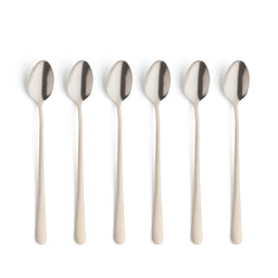 Amefa - Austin 6 Cucharas para Latte - Cucharas para Latte de Champán Amefa