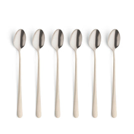 Amefa - Austin 6 Cucharas Latte - Champán Amefa - Austin 6 Cucharas para Latte - Cucharas para Latte de Champán Amefa