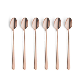 Amefa - Austin 6 Cucharas Latte - Cobre Mate Amefa - Austin 6 Cucharas para Latte - Cobre Mate Cucharas para Latte Amefa