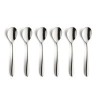 Amefa - Juego de 6 cucharillas de café Cuba - Cubiertos de plata Amefa