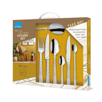 Amefa - Juego de cubiertos Felicity de 42 piezas - Plateado Amefa
