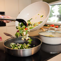 Por C&P - Sartén Wok Go Ivory 30 cm Sartén Wok Por C&P