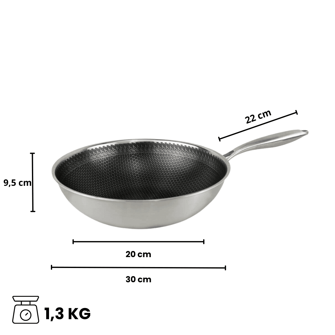 Por C&P - Sartén Wok Honey 30 cm Por C&P