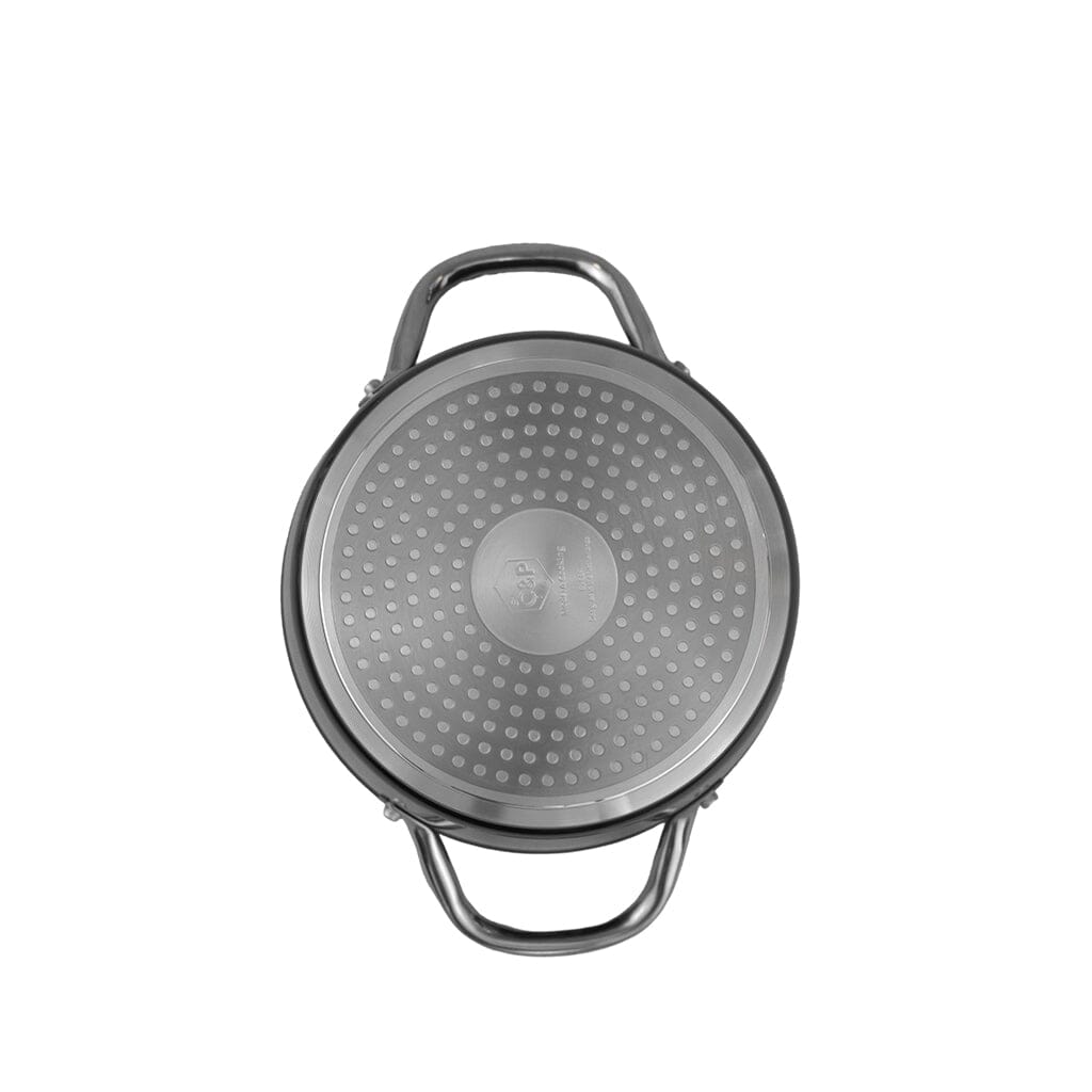 Cacerola Signature de 22 cm con tapa de cristal de C&P