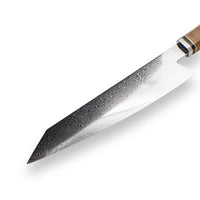 Cuchillos de cocina de edición especial Shinrai Japón, Kiritsuke Damasco Octagonal Esmeralda de 23 cm