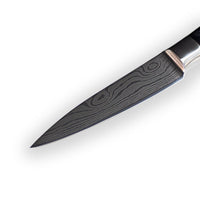 Serie de estampados japoneses de ónix de Damasco - Cuchillos de cocina Shinrai Japón