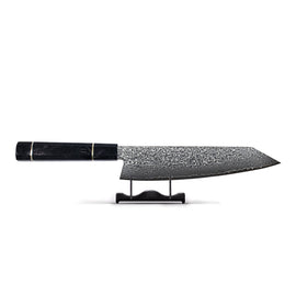 Octágono tipo 3 Damasco Kiritsuke 23 cm - Edición Especial Serie Kiritsuke Octagons - Cuchillo Kiritsuke tipo 3 Cuchillos de cocina Shinrai Japón