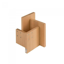 Artelegno - Soporte magnético para cuchillos / utensilios de cocina Kombi - Madera de haya Bloque de cuchillos magnético Kombi - Bloques de cuchillos de madera de haya Artelegno