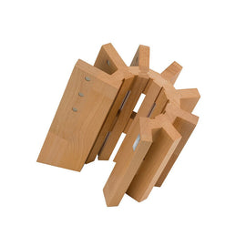 Artelegno - Bloque magnético para cuchillos Pisa - Madera de haya Bloque de cuchillos magnético Pisa - Bloques de cuchillos de madera de haya Artelegno