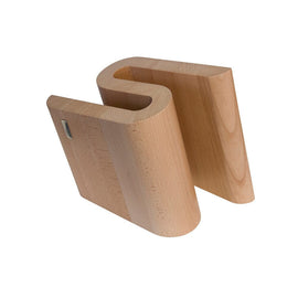 Artelegno - Bloque magnético para cuchillos Grand Prix - Madera de haya Bloque de cuchillos magnético S-line - Bloques de cuchillos de madera de haya Artelegno