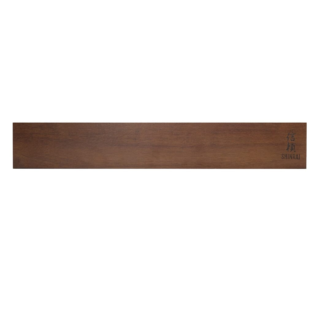 Tira magnética para pared con cuchillos - Bloque magnético para cuchillos de madera de acacia Shinrai Japón